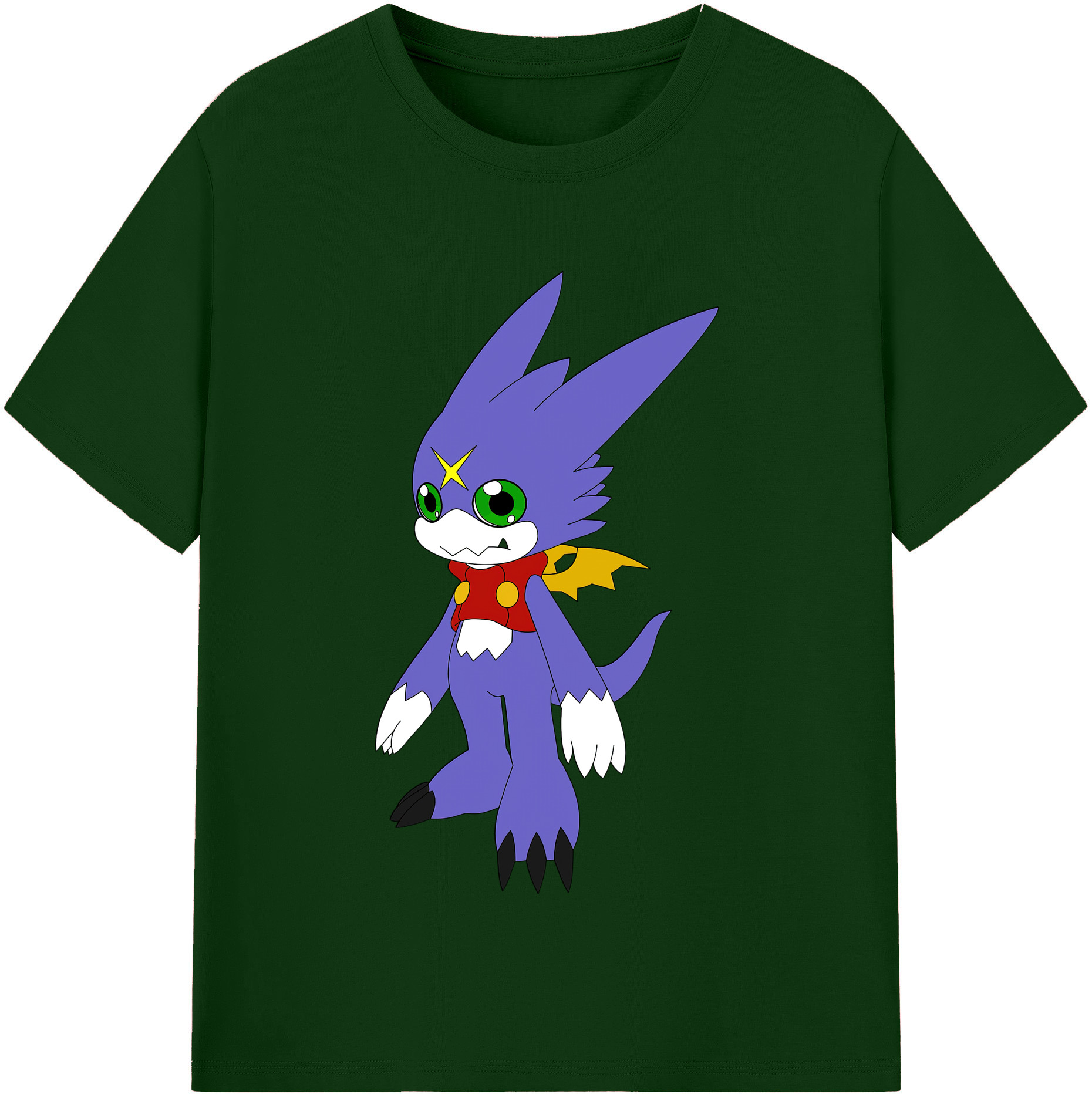 （画像用） Digimon デジタルモンスター/デジモン 綿100％半袖Tシャツ（フロントプリント）